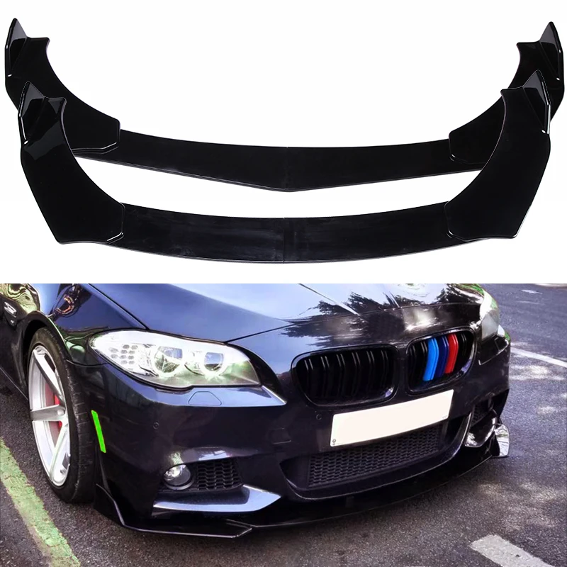 Universale Auto Paraurti Anteriore Lip Spoiler Protector Paraurti Splitter Gonna Body Kit Per Tesla Model 3 Bmw F10 F20 F30 E46 E60 E90