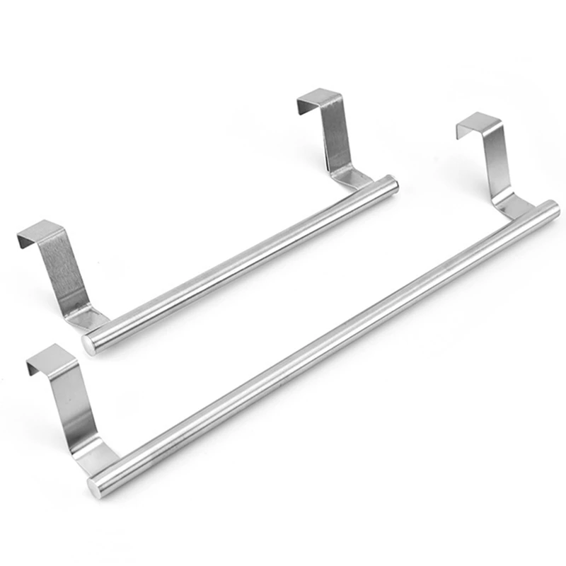

Towel Holder Self Adhesive Wall Mounted Hanging Bar Rod Towel Rack Toilet Bathroom Balcony Storage Stainless Steel Holder 1pc