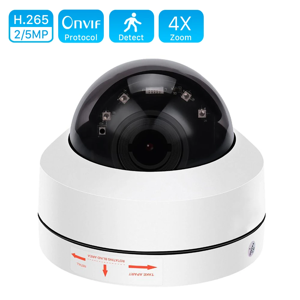 

1080P PTZ Speed Dome IP Camera 5MP Full HD Onvif 4X Zoom P2P 40m Night Vision Waterproof P2P 2MP Outdoor Dome POE PTZ IP Cam