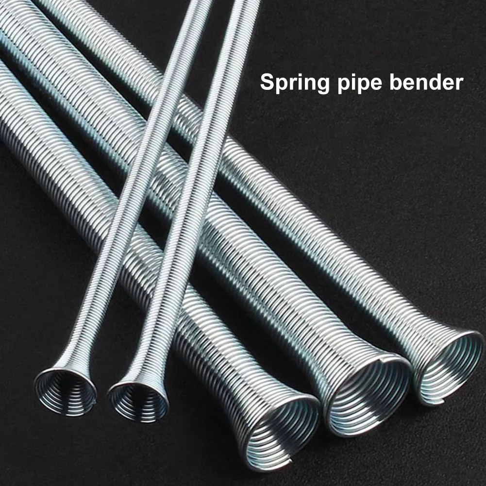 Spring Tube Bender Set 1/4" 5/16" 3/8" 1/2" 5/8" for Copper Aluminum Thin Wall Steel Tubing 5 Pack
