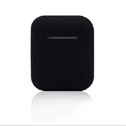 TWS 1536U чип Bluetooth 5,0 раздвижная Регулировка громкости и и беспроводной зарядный чехол и gps и обнаружение ушей и реальная батарея и всплывающий кран - Цвет: Черный