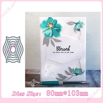 

5pcs Label frame set Metal Cutting Dies for diy Scrapbooking Photo Album Decorative Embossing PaperCard Crafts Die2020