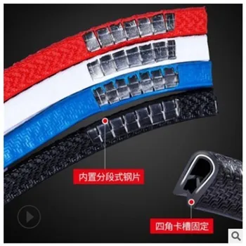 

5M/Set Car Door Edge Rubber Scratch Protector Anti Scratch Protection Car Door Rubber Sealing Strips Sticker Seal