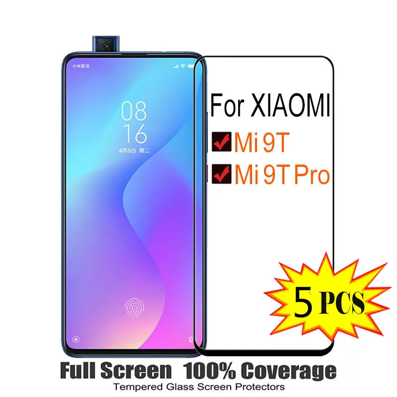 Закаленное стекло с полным покрытием для Xiaomi Mi 9 T Pro пленка защиты экрана 9H