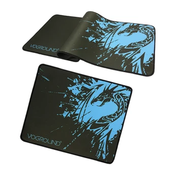 

2x Voground Blue Dragon Speed Locking Edge Natural Rubber Mouse Pad Large Waterproof Desk Gaming Mousepad Mat for Warcraft Dota