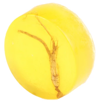 

Body Face Bath Soap Whitening Oil Control Skin Care 1PC Chinese Herb Honey Kojic Acid Soap Ginseng Handmade Soap