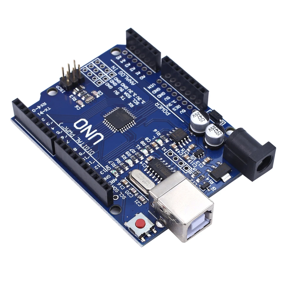 5 компл. Высокое качество один набор UNO R3 CH340G+ MEGA328P Чип 16 МГц для Arduino UNO R3 макетная плата+ USB кабель