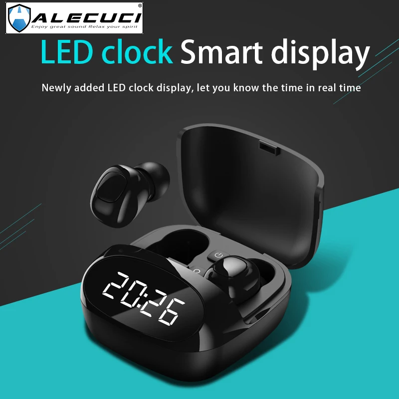 ALECUCI XG29 True Беспроводной наушники Bluetooth 5 0 со встроенным микрофоном бас 3D стерео