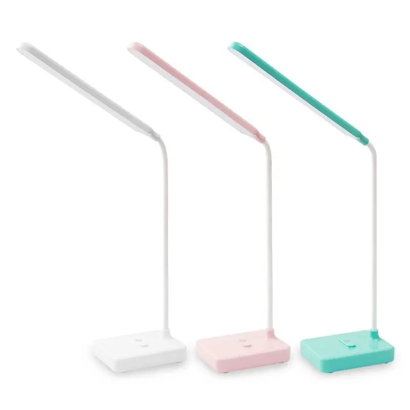 LED Desk Lamp 3 Lighting Modes Light Eye-Caring Office Table Lamps with USB Charging Dimmable Reading Night Flexible | Освещение