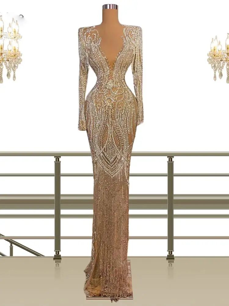 

Блестящее вечернее платье для выступлений на сцене, платья для выпускного вечера с поясом, официальное Пышное Платье, индивидуальный пошив