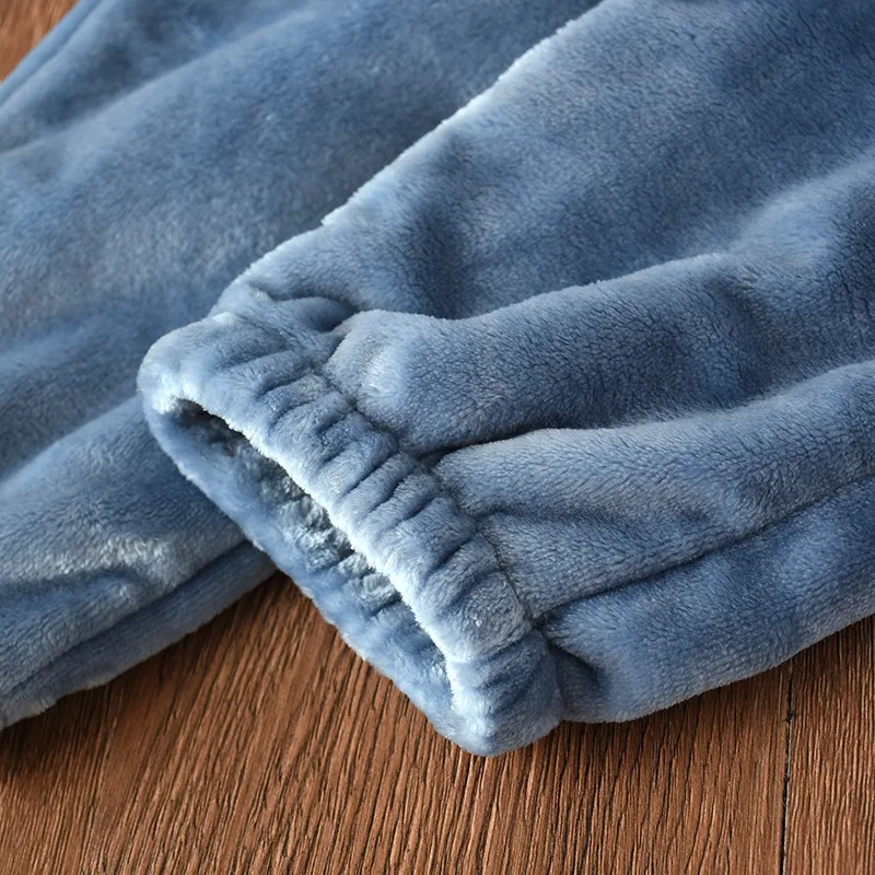 Женские пижамные штаны осень зима новые фланелевые спальные Брюки домашние штаны Женская одежда для отдыха толстые теплые штаны для сна Fdfklak