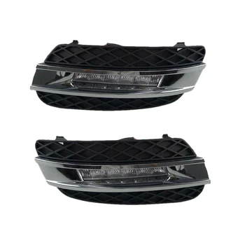 

Pair LED DRL Daytime Running Light Lamp for Benz W164 ML Class ML350 2006-2009