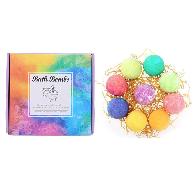 9 шт. органические шарики для соли ванны эфирное масло тела из натурального