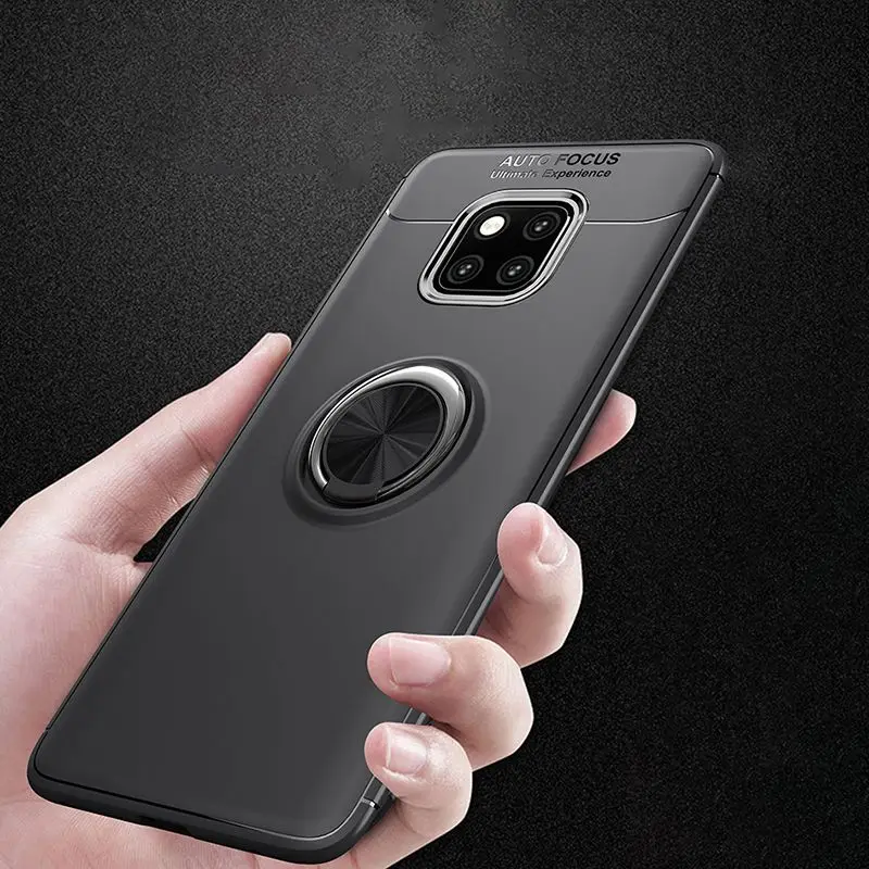 

For Huawei Mate20 20Pro 20Xcase Metal Invisible Ring Bracket TPU case, Mate10 10Pro shell Vehicle Magnetic Absorption phone case
