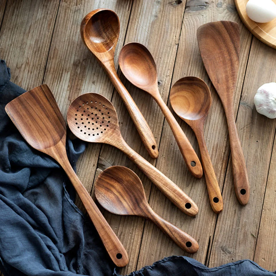 Wooden Utensils Set (12)