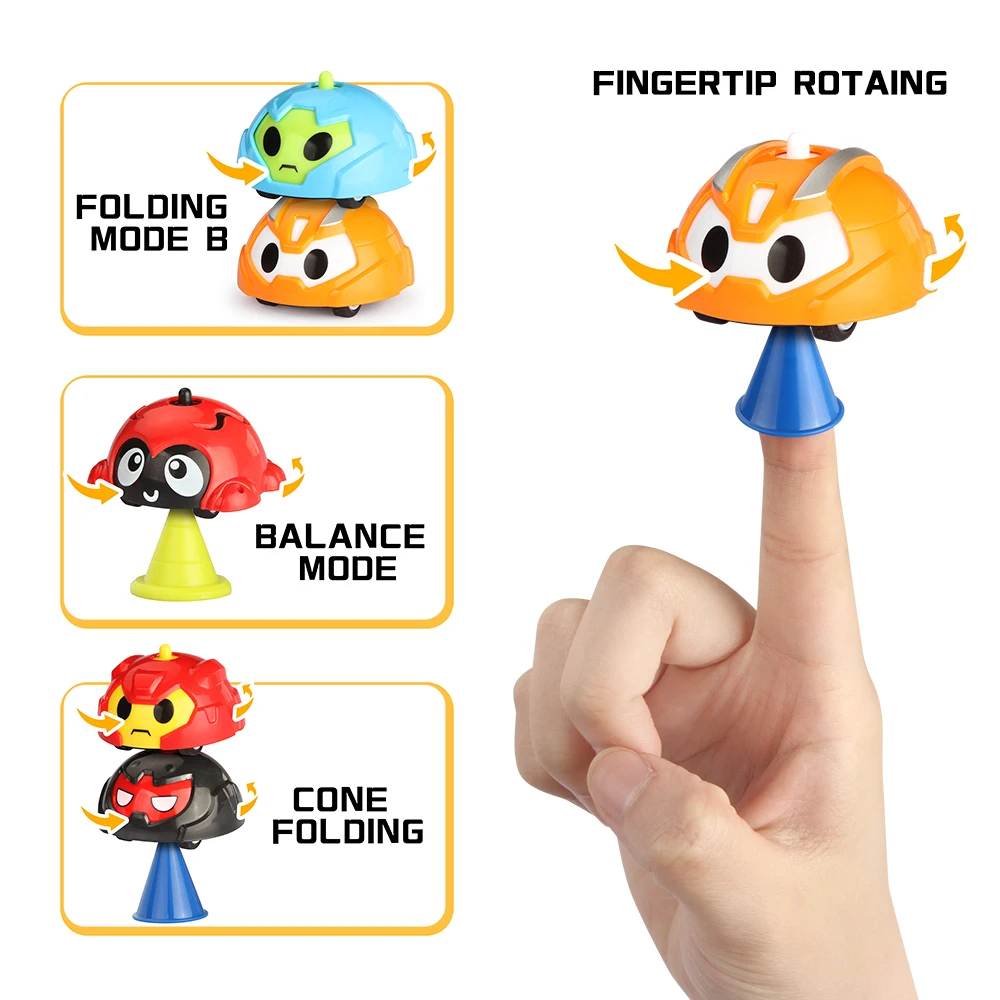 Strange Insects and Mecha Gyro Friction Car Children's Educational Toys Halloween Christmas Birthday New Year Gift