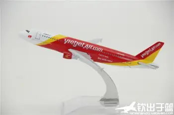 

16cm Airbus A320 Vietnam Airlines Aircraft Model VietJet A320 Vietnamese Aviation Model Alloy Diecast Toys for Children Adults
