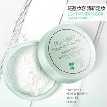 Мятный макияж порошок фиксирующая Пудра рассыпчатая пудра для макияжа прозрачная финишная пудра водостойкая косметическая пудра основа