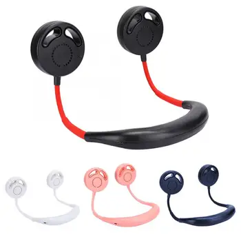 

Portable Outdoor Sports Neck Hanging Fan No Blade Charging Folding Mini Fan for Running Travel