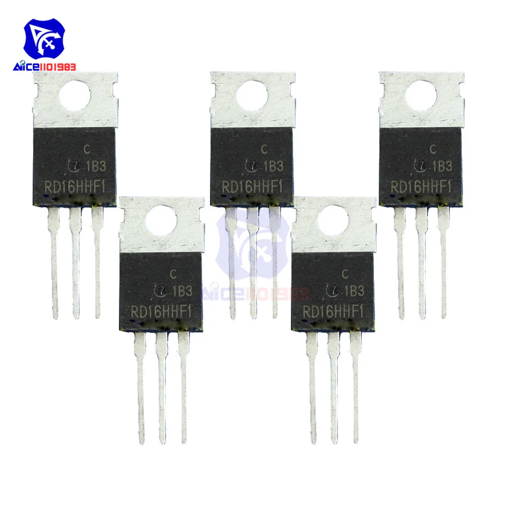 Diymore 5 шт./лот микросхемы RD16HHF1 3 Pin TO-220 Mosfet транзистор 30 МГц высокое качество интегральная схема