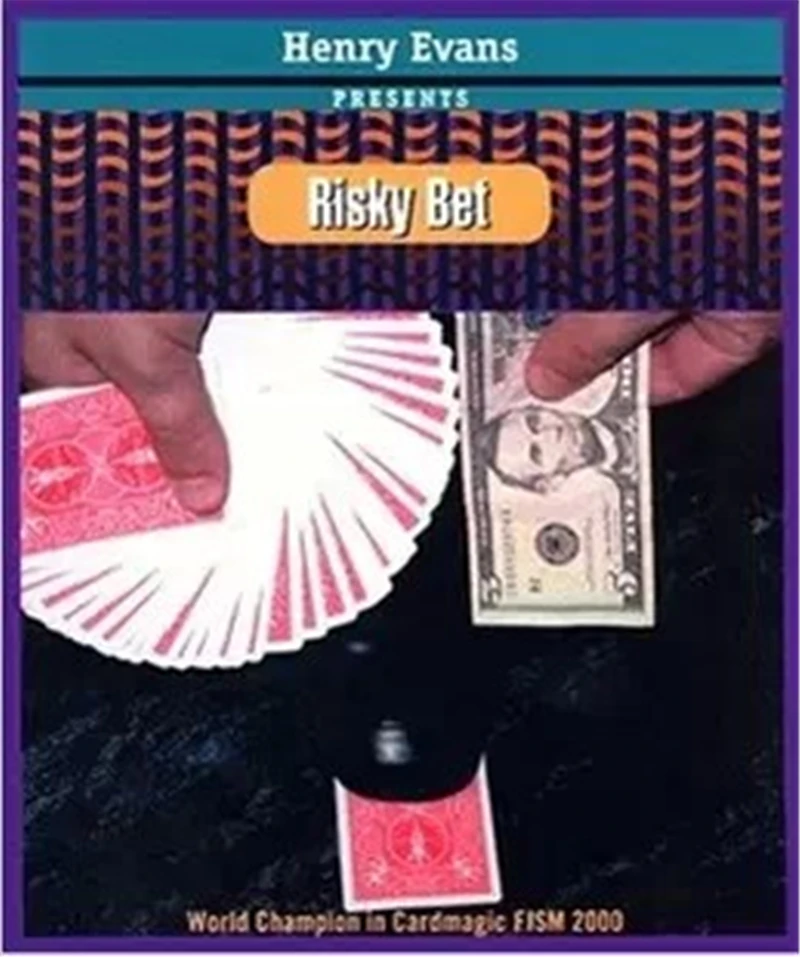 Рискованная ставка от Henry Evans Magic Tricks(американская валюта-синий трюк и DVD) карта магический реквизит ментализм улица фокусы закрыть U