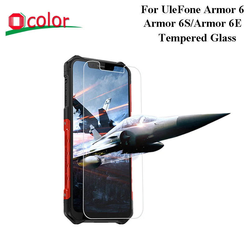 Защитное стекло ocolor для UleFone Armor 6 ультратонкая пленка из закаленного стекла 6E
