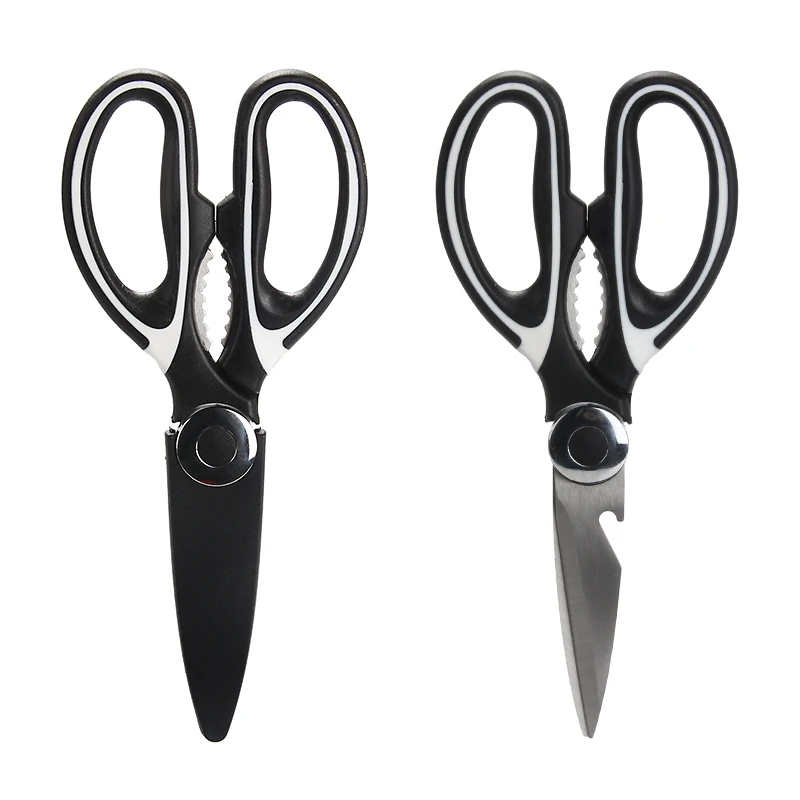 Heavy Duty Kitchen Scissors Ultra Sharp Shears Multi Purpose Scissor Stainless Steel Blade for Herb Chicken Fish Vegetables