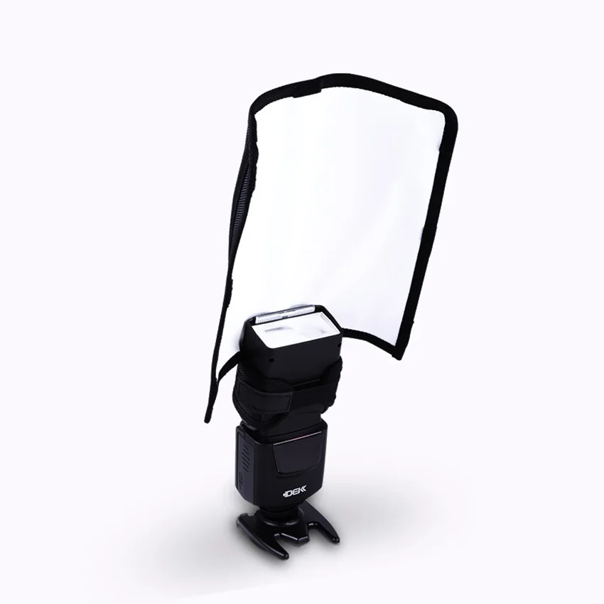 Camera Speedlite Flash Softbox Diffuser Bendable White Reflector