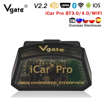 

Vgate iCar Pro ELM 327 Bluetooth/WIFI OBD2 Scanner car diagnostics elm327 2.2 obd 2 obd2 Diagnostic Tool scan tool pro odb2 Hot