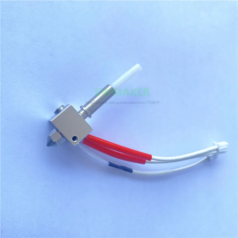 

4max Pro 2,0 обновленный Hotend комплект сопла из нержавеющей стали V5 J-head для 3D принтера ANYCUBIC 4max Pro 2.0