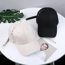 Весенняя и летняя Новинка, мужская и женская бейсболка с вышитыми буквами, креативный длинный пояс, скрытый купол, Snapback M250