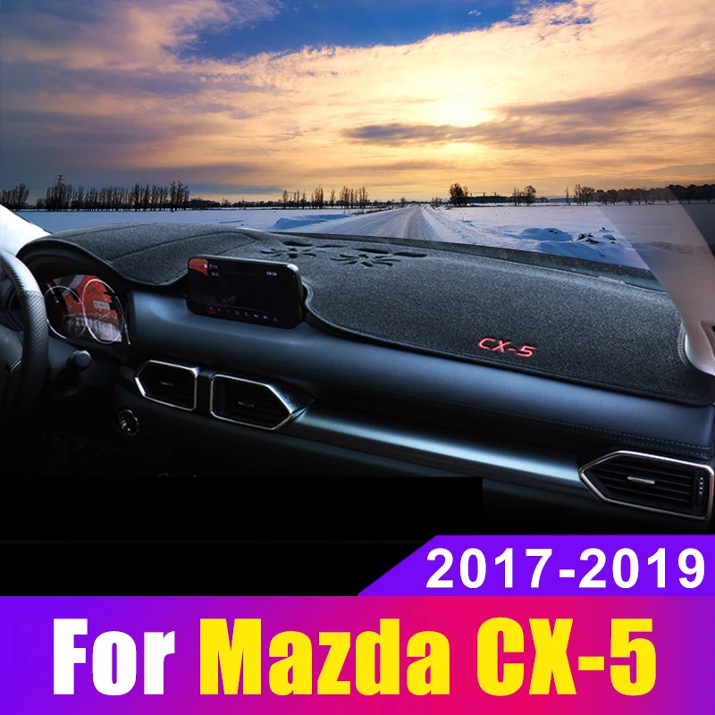 

Car Dashboard Covers Mat Avoid Light Pad Sun Shade Carpets Protector LHD For MAZDA CX-5 CX5 CX 5 2019 2020 Accessories