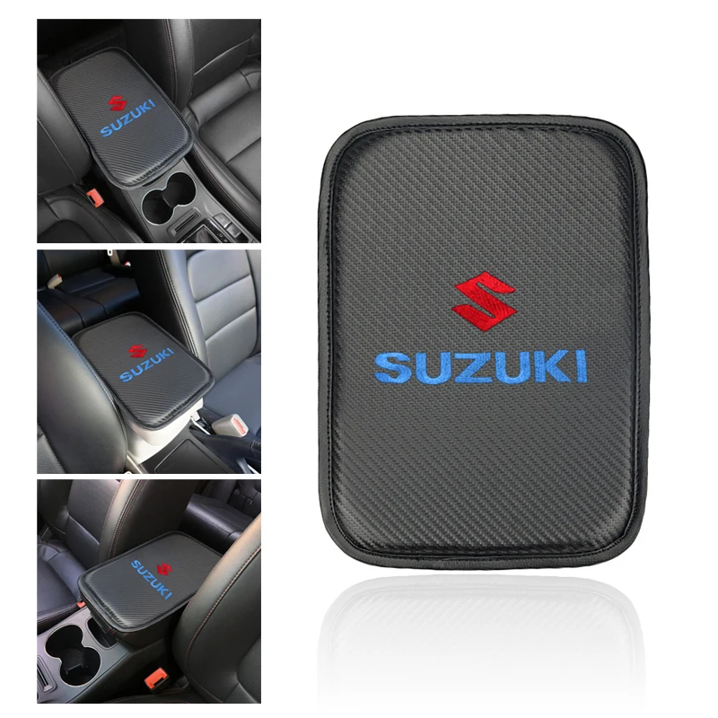 1pcs Auto Armrests Car Center Console Arm Rest Seat Box Pad Protective for Suzuki SWIFT VITARA SX4 Alto Car Styling