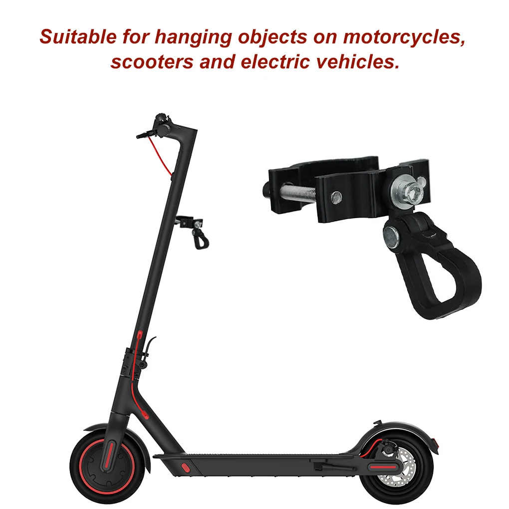 Electric Scooter Hanging Bags Metal Front Hook for Xiaomi Rod Shopping Hook for Xiaomi Scooter Electric Scooter Urstory1 Aluminum Alloy Scooter Metal Hook 