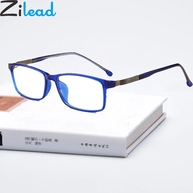 Zilead TR90 квадратная рамка для очков ультралегкие прозрачные линзы оптические