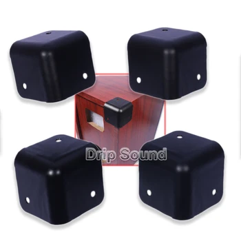 

4pcs Metal Corner Protector Safe Decoration Right Angle Protection Cover for Loudspeaker Box Amplifier 45x45mm #2