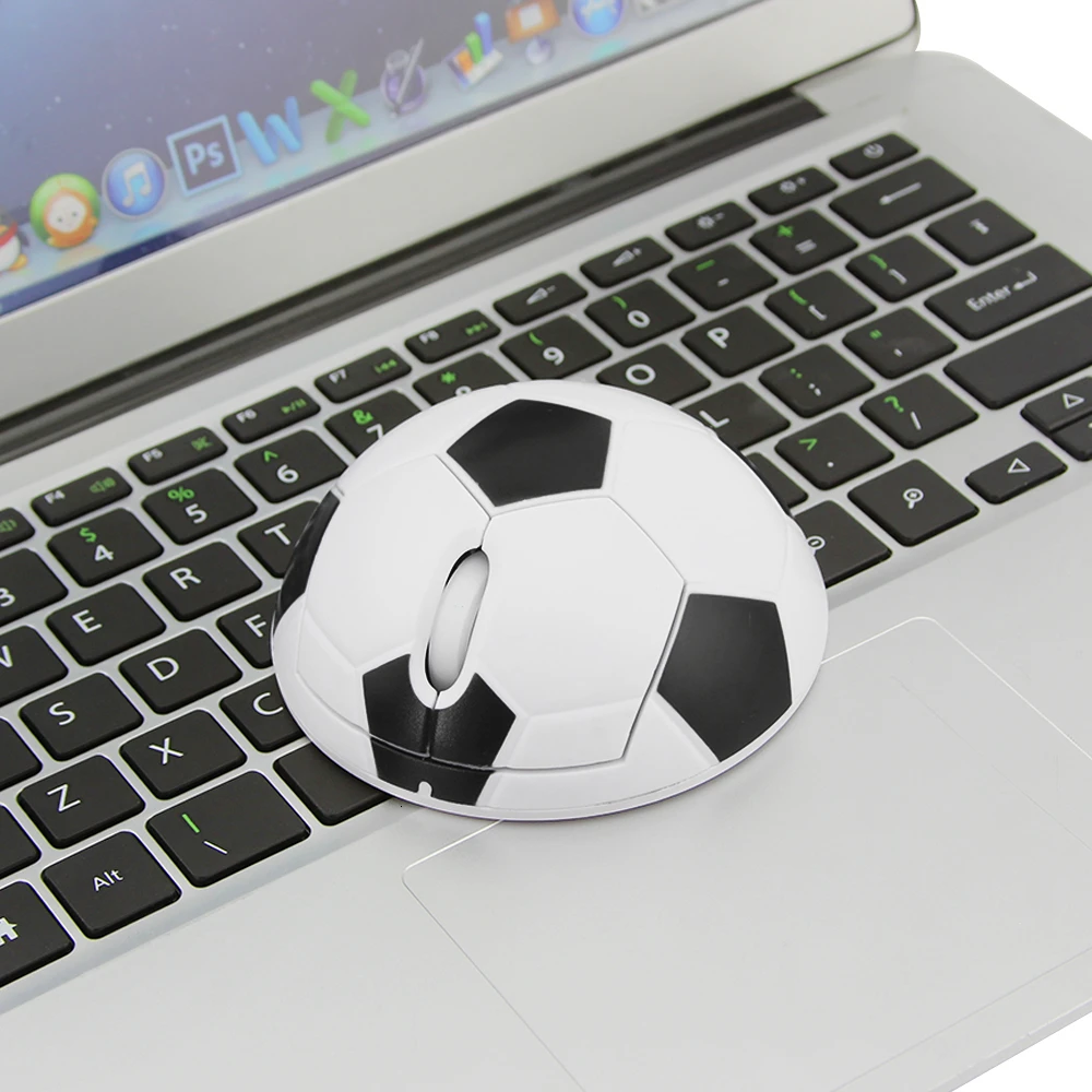 Футбольная форма Беспроводная Usb компьютерная мышь мини футбол эргономичная дуга оптическая PC Mause детский подарок 3d мыши для спорта Lover ноутбук