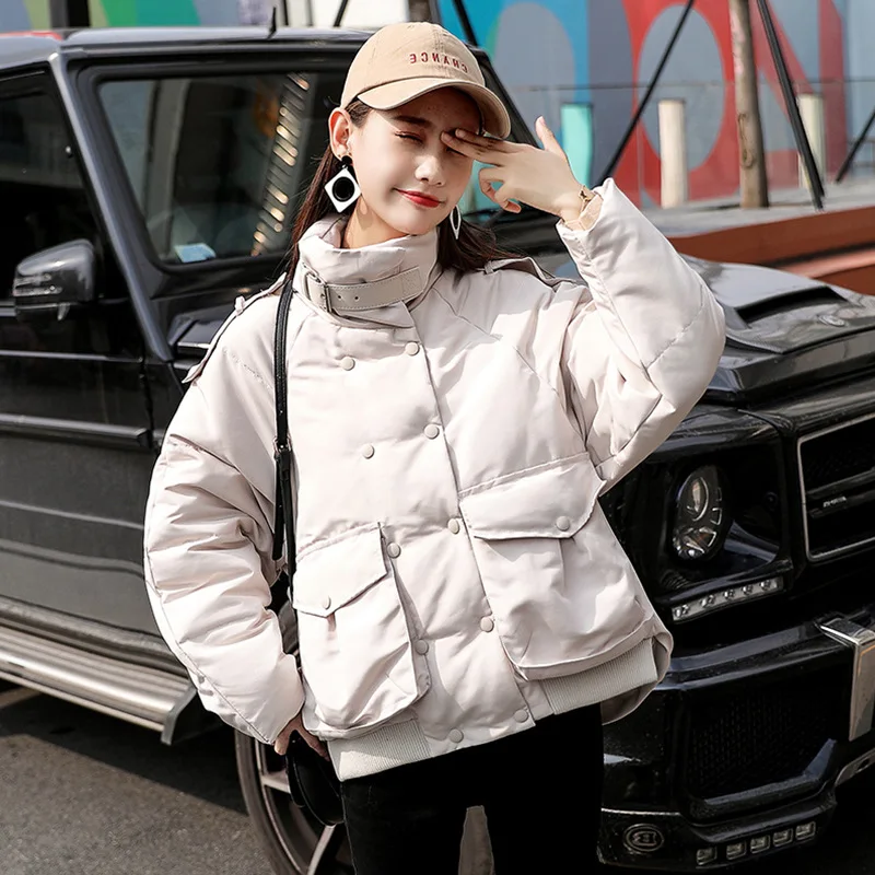 

Dongdaemun Cotton Coat Women's Mid-length Winter 2018 New Style Korean-style Thick down Coat down Feather Cotton-padded Clothes