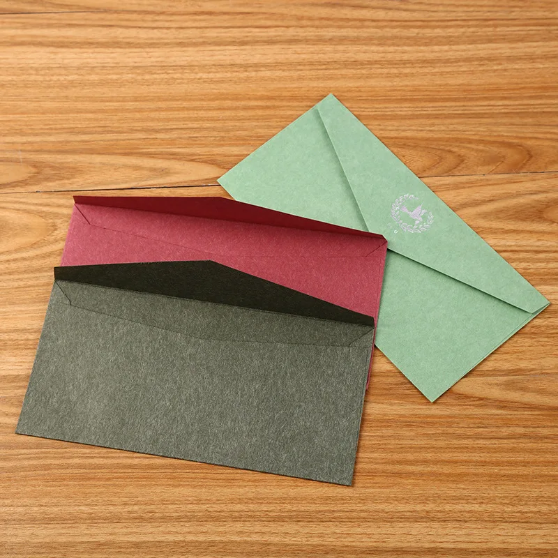 Пользовательские конверт печать с логотипом винтажные канцелярские