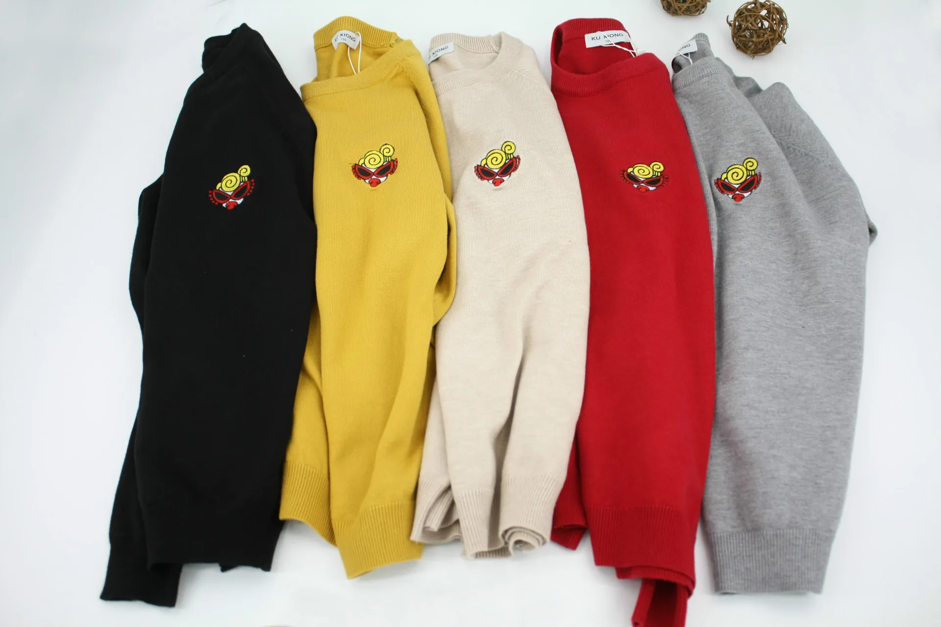 

2018 Autumn And Winter New Style Pacifier Doll Dehaired Angora Sweater Thick Warm Knitted Parent-child Matching Outfit Sweater B