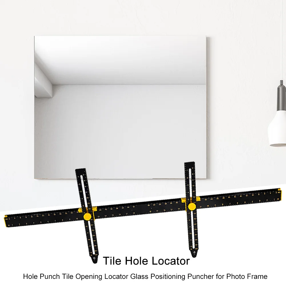Aluminum Alloy Positional Locator Trepanning Lineation Tile Glass Punching Tool Hole Adjustable | Инструменты