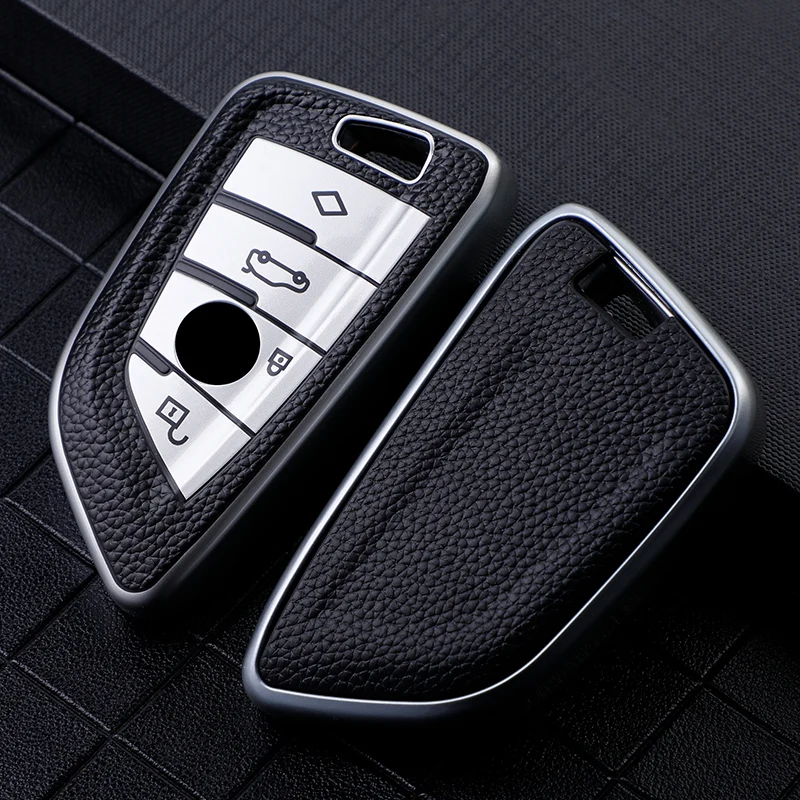 Key Case TPU Car for BMW 216i F46 X1 X2 X3 X5 X6 GT 2 5 6 7 Series 3 4 Buttons Smart Keyless Remote Control Fobs Protector Cover