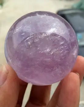

fa88004309042<<<+229g Natural Amethyst Quartz Crystal Sphere Ball Healing Stone 55mm