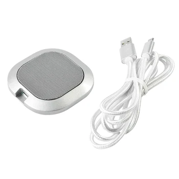 

-40dB High Sensitivity Meeting Room Omnidirectional Microphone Table Video Conference Easy Install Home Office Desktop Computer