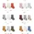 3 Пары Baby Girl Boy Socks Малыш Хлопок Детская Зимняя Одежда Аксессуары Чистый Цвет Расчесанные Хлопчатобумажные Детские Носки На Осень 2020