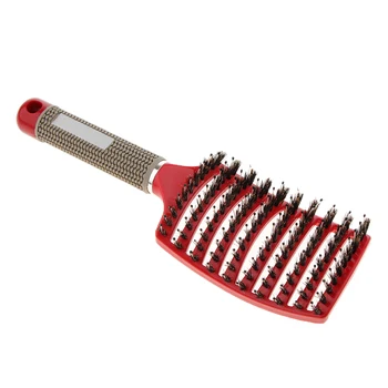 

Scalp Massage Comb Salon Bristle Hair Brush Hair Styling Scalp Massage Vent Paddle Comb for Women Girl Beauty Salon Tools