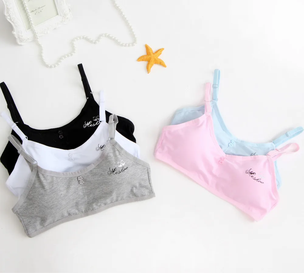 5 шт./Лот Детские тренировочные бюстгальтеры|bra child|girl traininggirls training bra |
