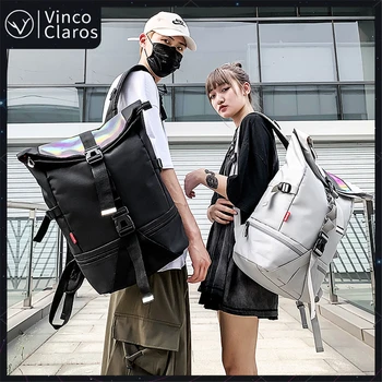 

Large Capacity Men's Backpack Waterproof Sports Travel Bags Male Trend Reflective School Backpack for Teenagers Basketball Bag