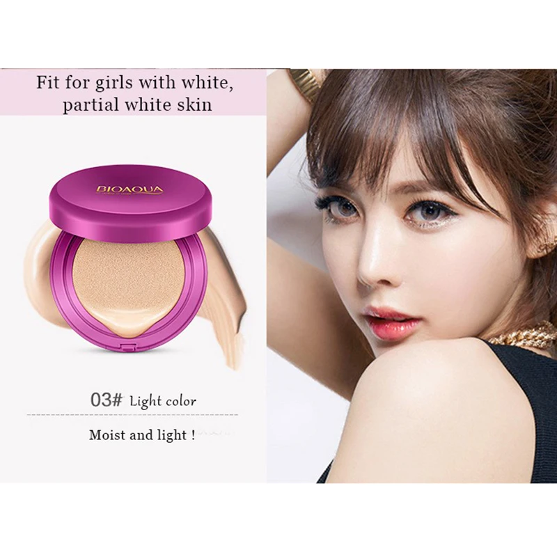 Bioaqua Air Cushion BB Cream Concealer Moisturizing Foundation Makeup White Base Makeup Bare Whitening Face Cream TSLM1