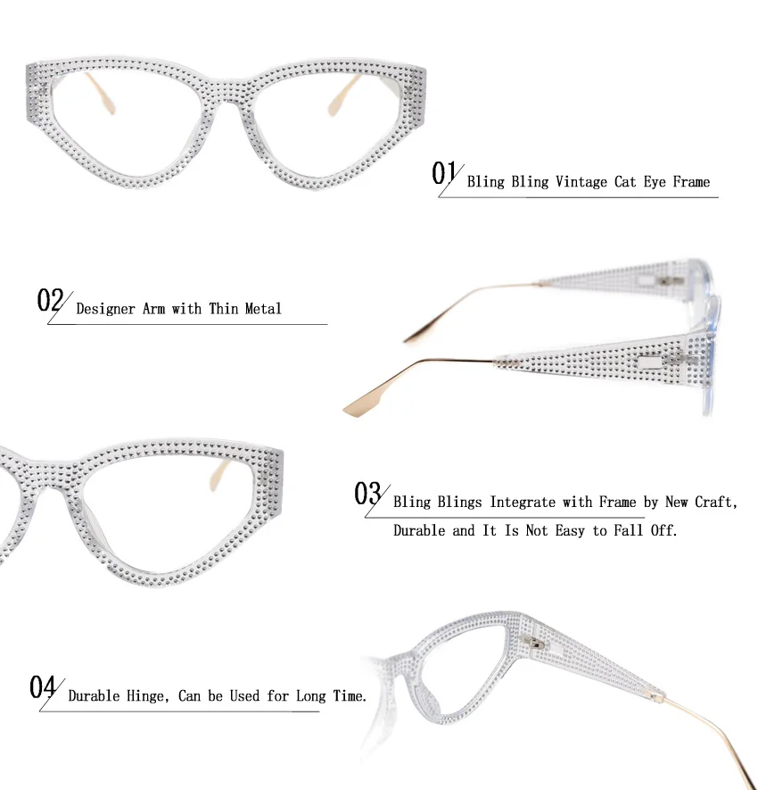 SOOLALA, Шикарные очки для чтения «кошачий глаз», женские с футлярами, оправа для очков, женские очки для пресбиопии+ 0,5 0,75 1,0 1,25 1,5 до 4,0